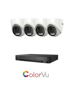 Video komplet TVI 4 kamere 5MP ColorVu